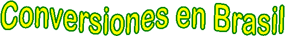 Conversiones en Brasil 